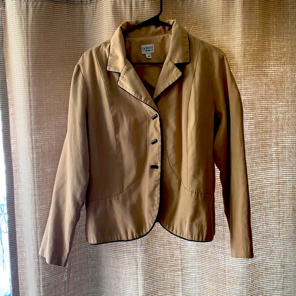 Dorby Size 18 suede jacket